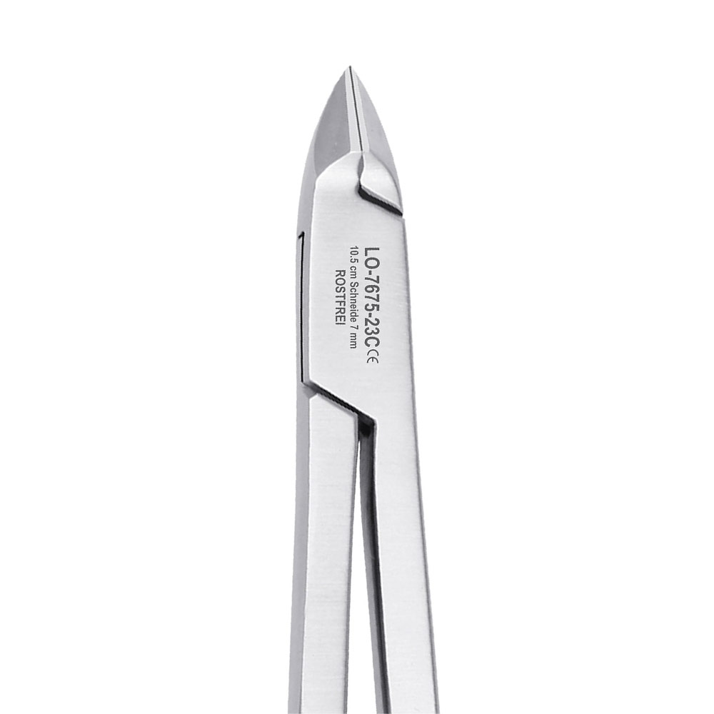 Cuticle Nipper with Scissor Handle - 10.5 cm / 7 mm (Curved) - Image 4