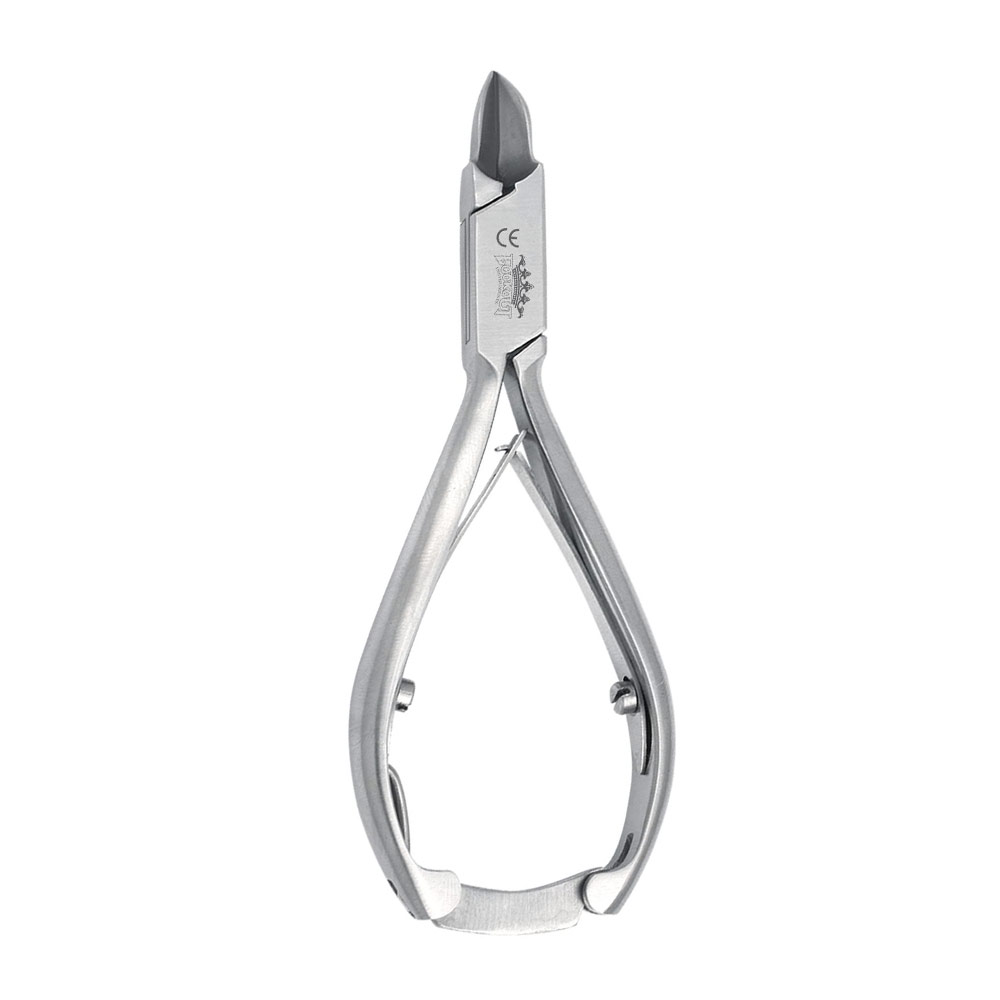 Nail Pliers - curved blade - slim - 14 cm / 20 mm