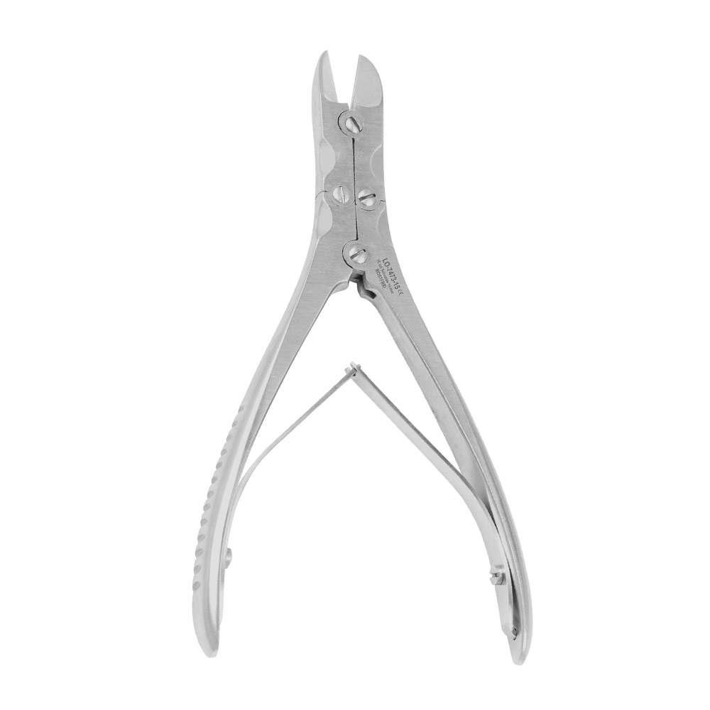 Nail Pliers - double action - (straight blade) 16 cm - Image 2