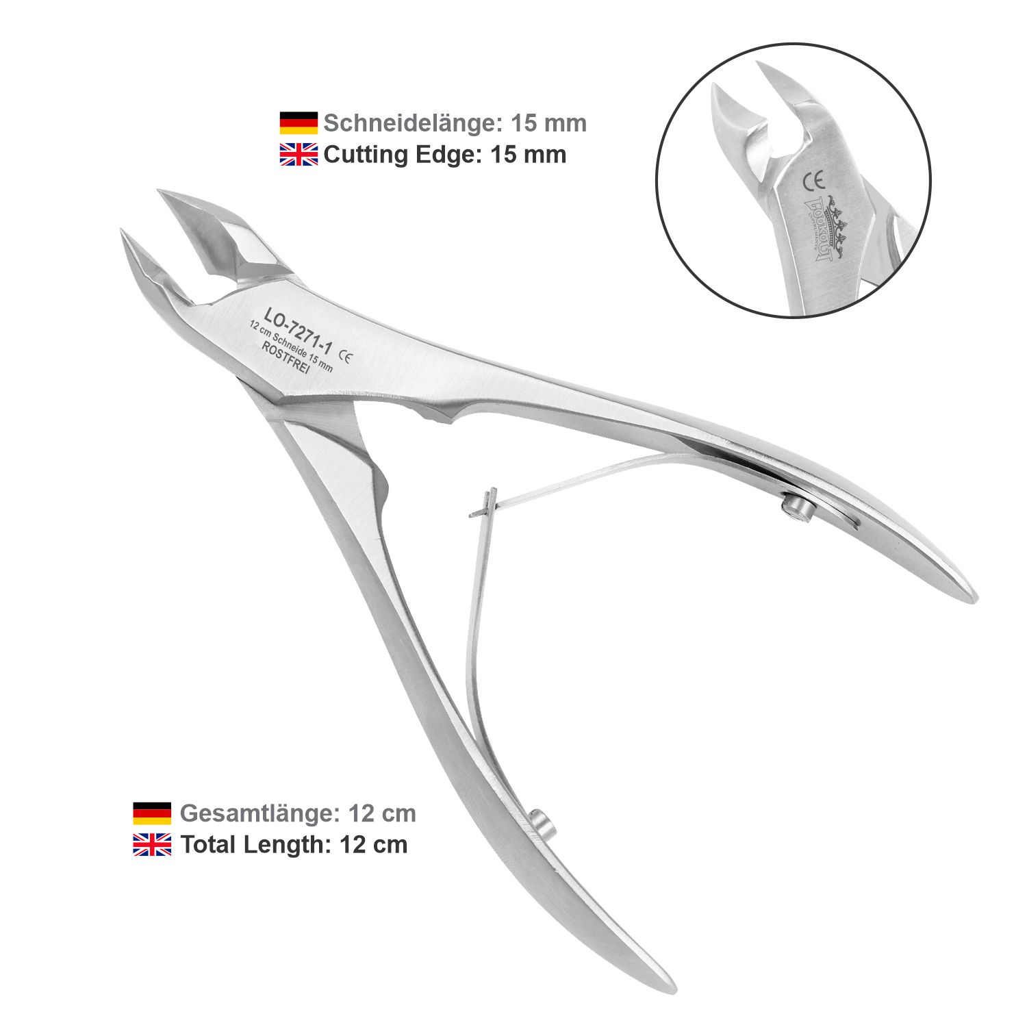 Premium Head Cutter Twinscoop (Nail Pliers) - Fig. 1 (12.5 cm) - Image 4