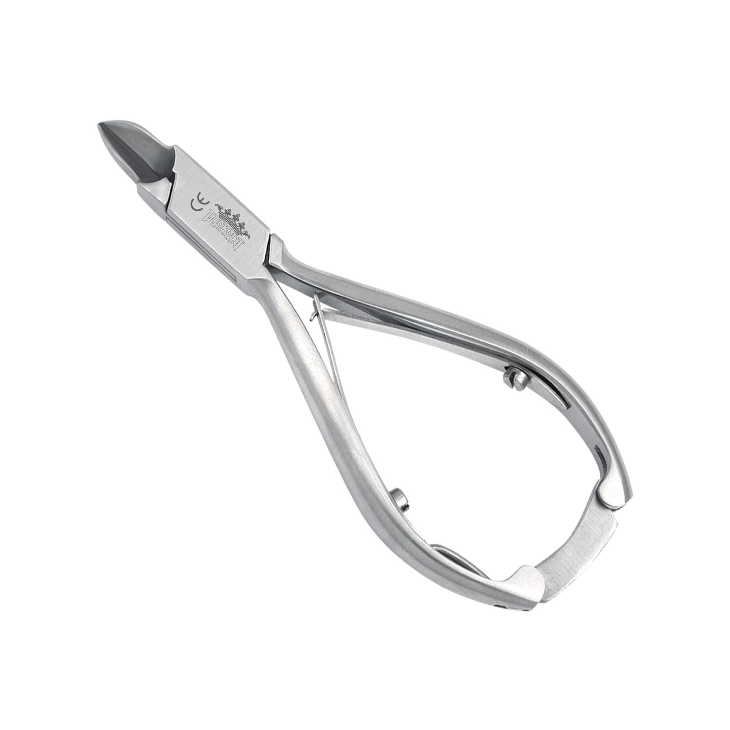 Nail Pliers - curved blade - slim - 14 cm / 20 mm