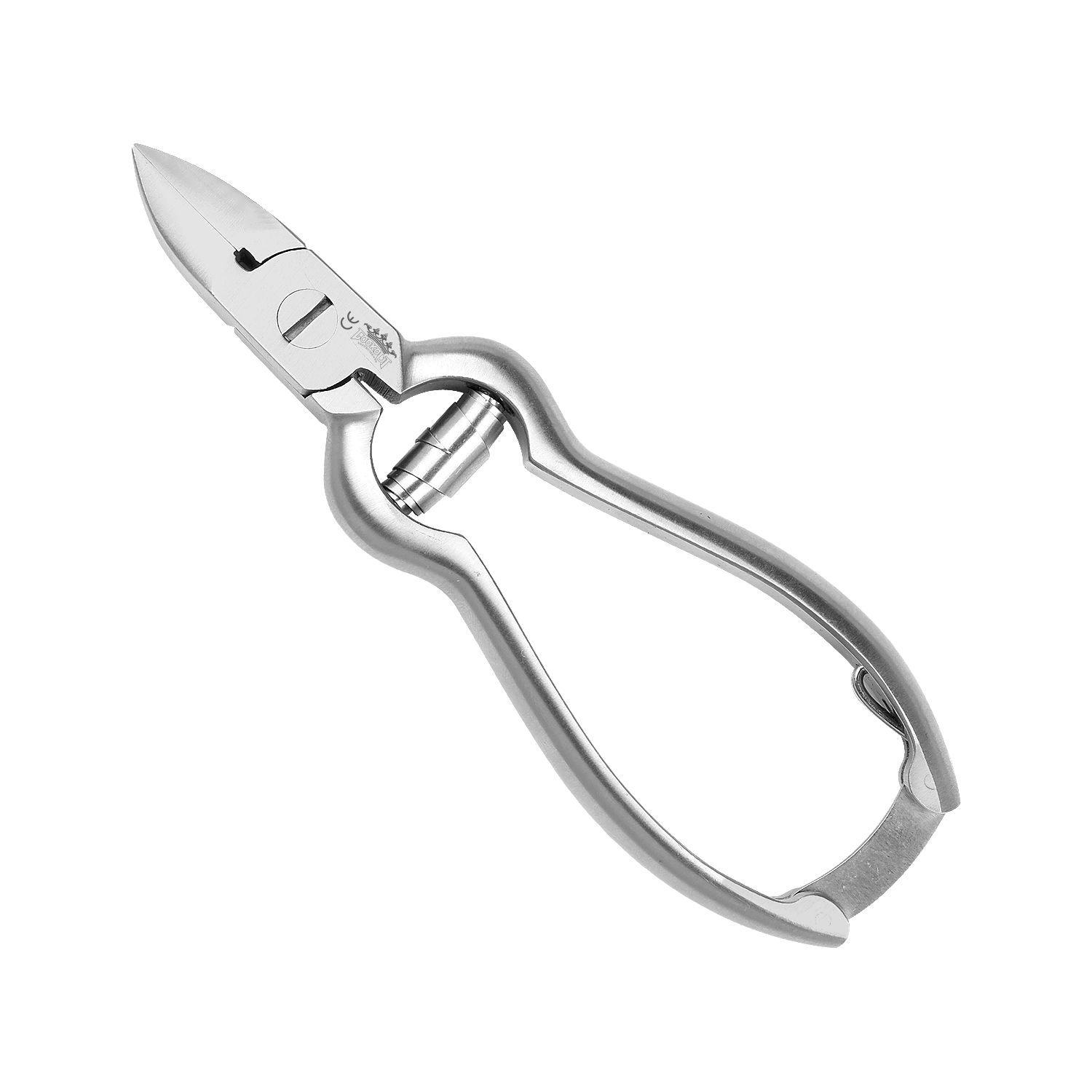 Nail Pliers - curved blade - with buffer spring - 14 cm / 18 mm