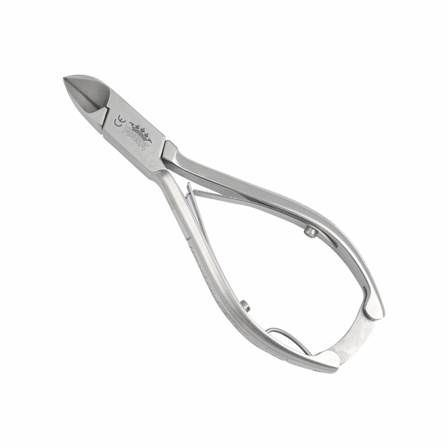 Nail Pliers - slightly curved blade 14 cm / 19 mm (serrated handle)
