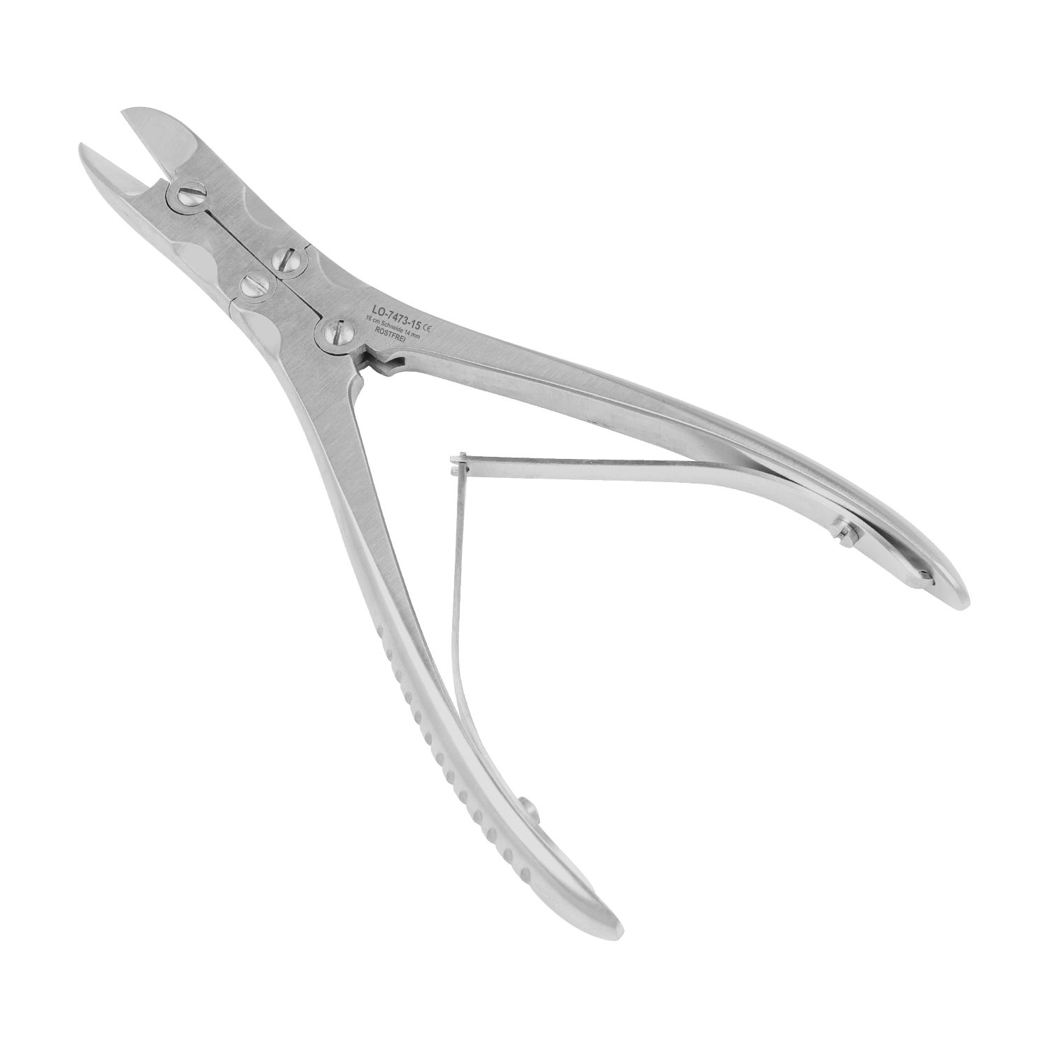 Nail Pliers - double action - (straight blade) 16 cm - Image 2