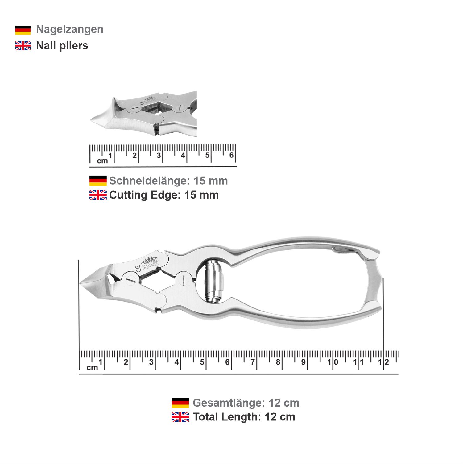 Nail Pliers - Double Action - (head shape) 12 cm - Image 4