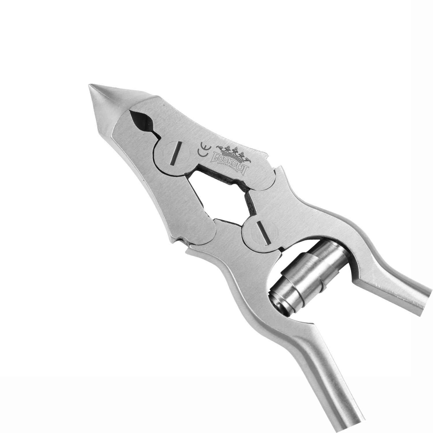 Nail Pliers - double action - (half head shape) 12 cm - Image 3
