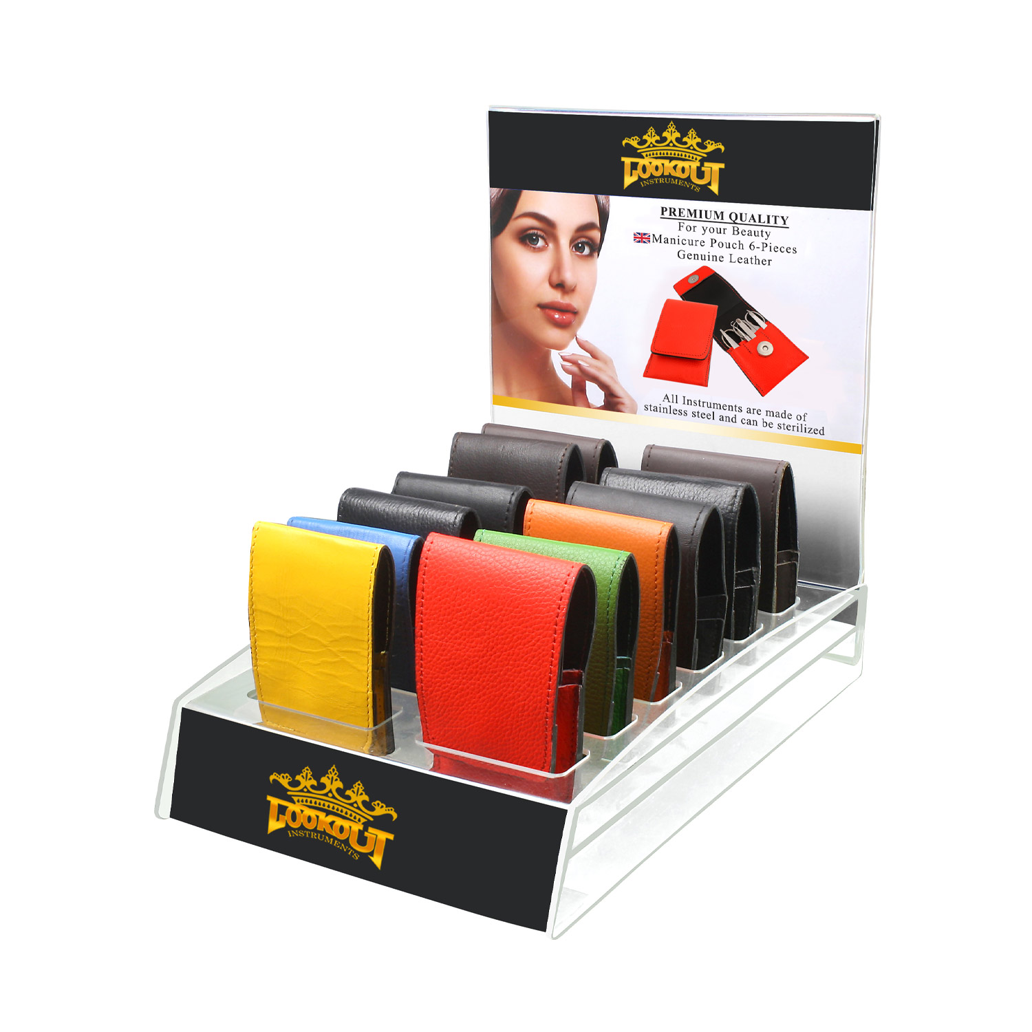 Acrylic Display Case 12 Pieces