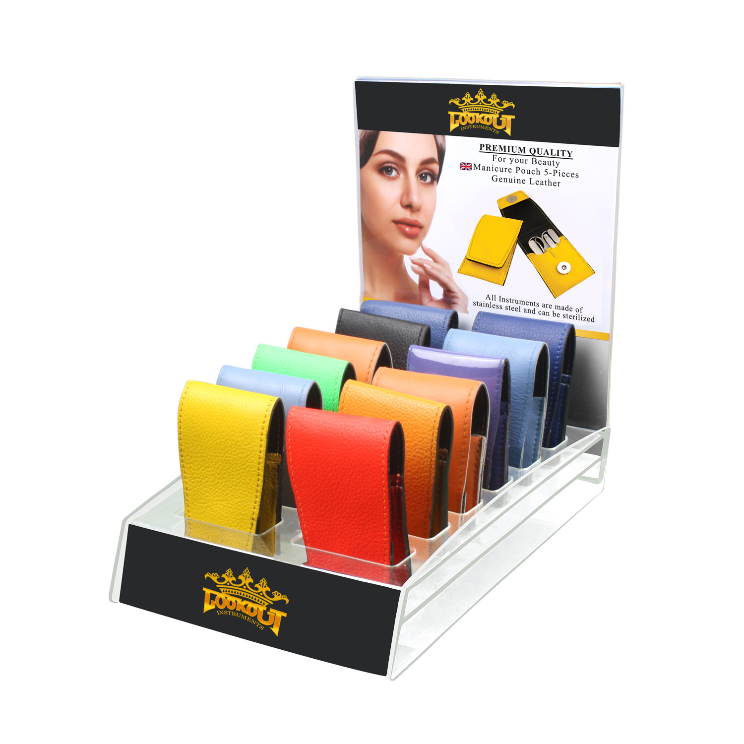 Acrylic Display Case 12 Pieces