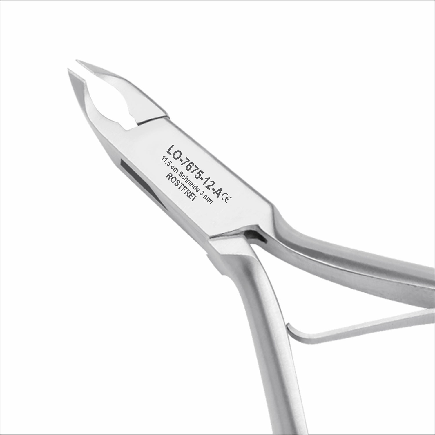 Cuticle Nipper - 11.5 cm / 3 mm (with single spring) - Image 3