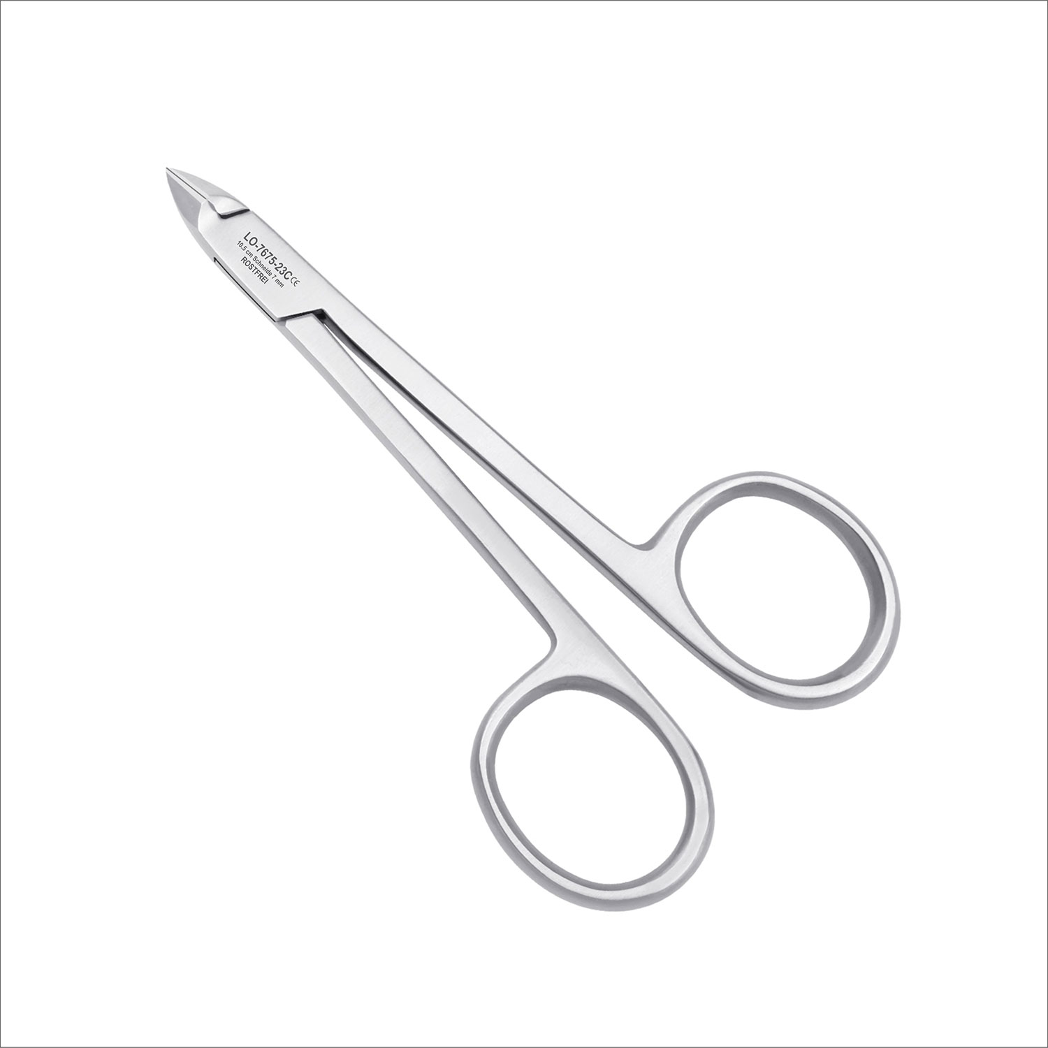 Cuticle Nipper with Scissor Handle - 10.5 cm / 7 mm (Curved) - Image 2