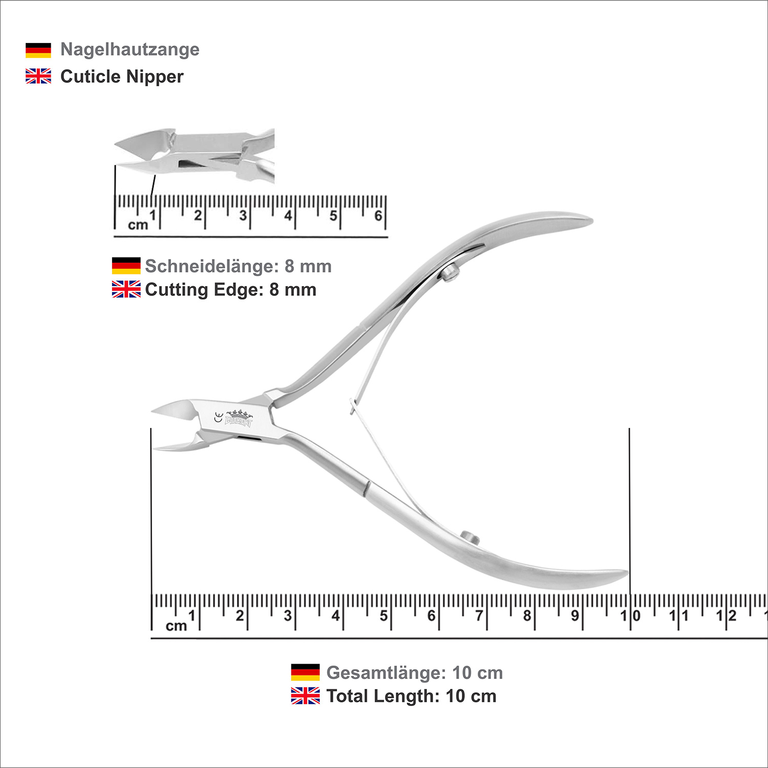 Cuticle Nipper - 10 cm / 8 mm - Image 4