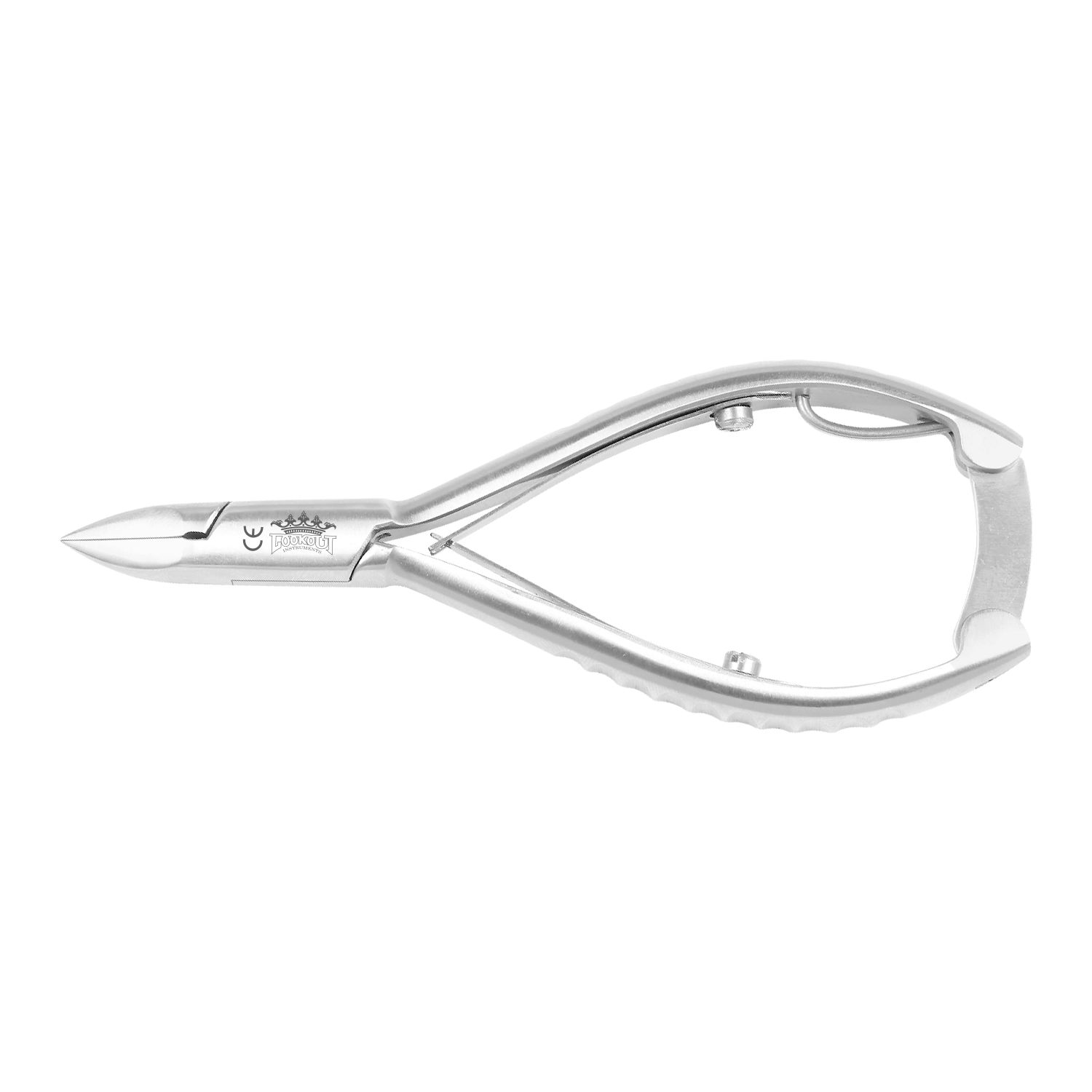 Diabetic Nail Pliers - curved blade - 11.5 cm - with back lock - Image 7