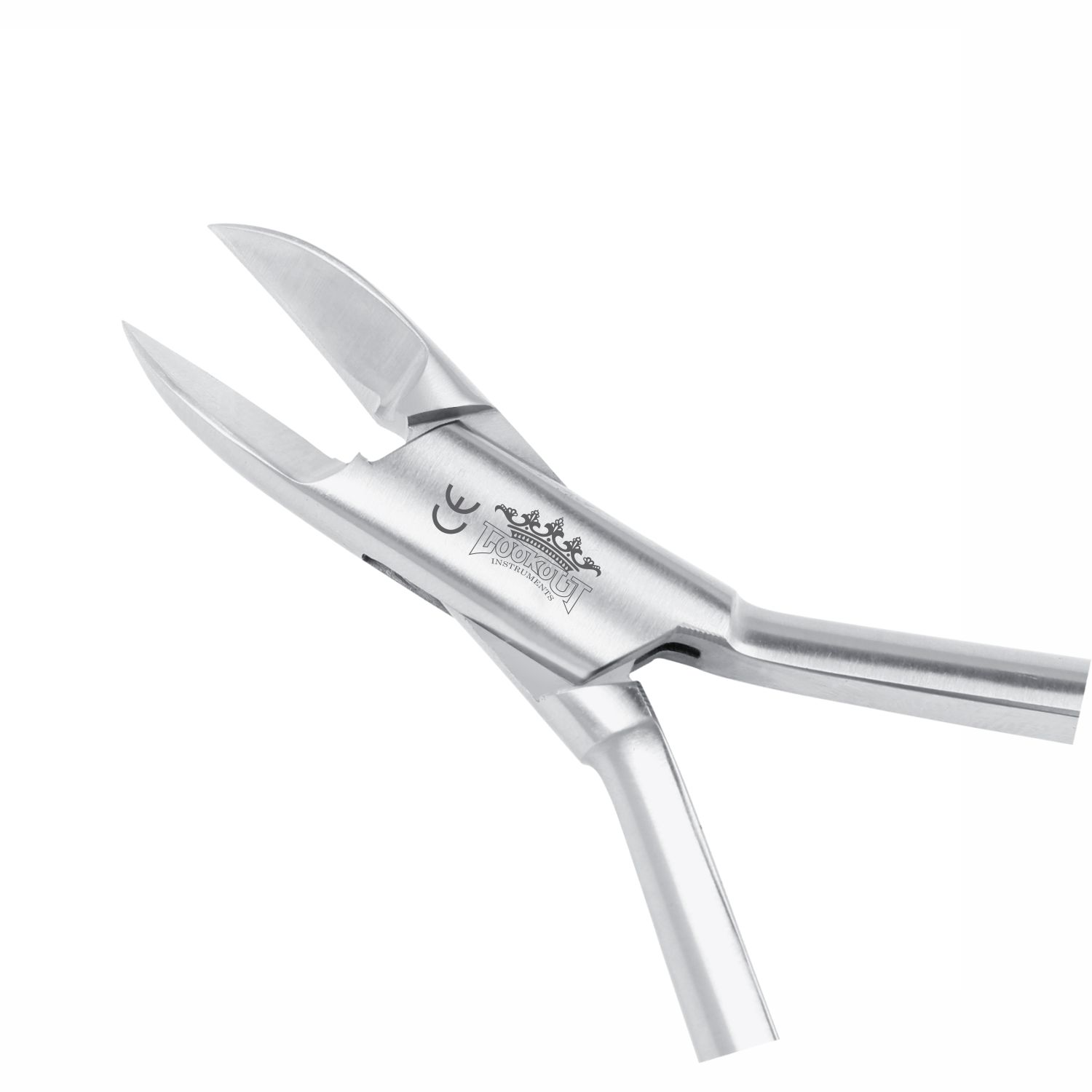 Diabetic Nail Plier - curved blade - 11.5 cm - without back lock - Image 3