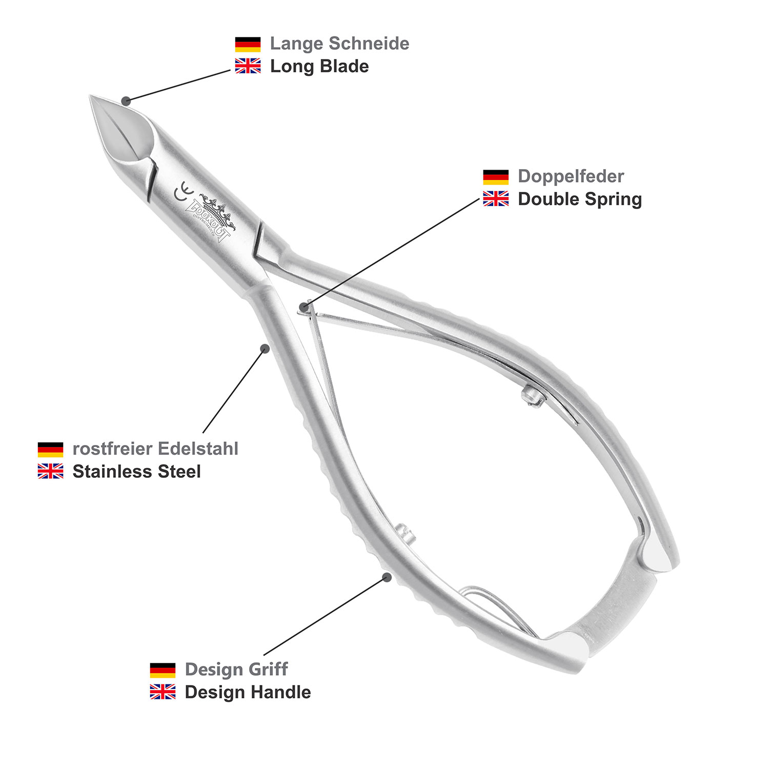 Diabetic Head Cutter - full blade - 14 cm - Image 5