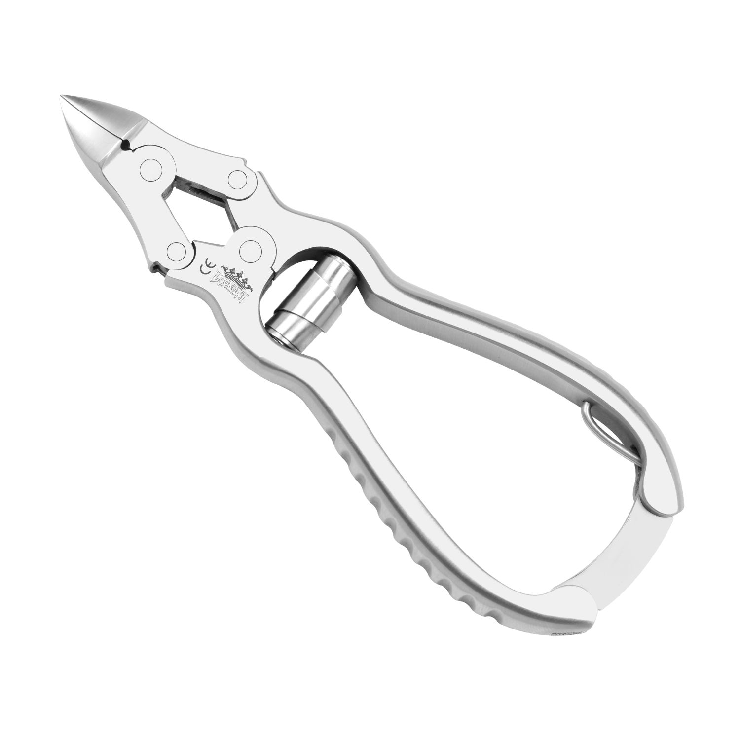 Diabetic Nail Plier double action - curved blade - 12 cm