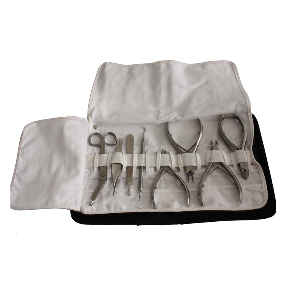 8 pcs Podiatry Instruments Set #1 + Case