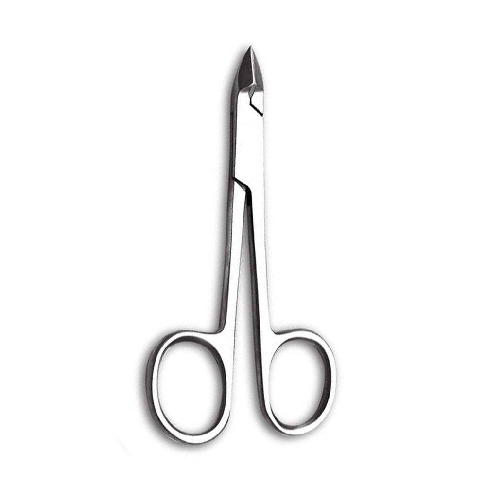 Cuticle Nipper with Scissor Handle - 10.5 cm / 3 mm (Curved)